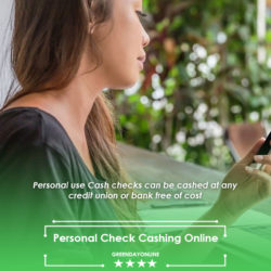 Personal Check Cashing Online